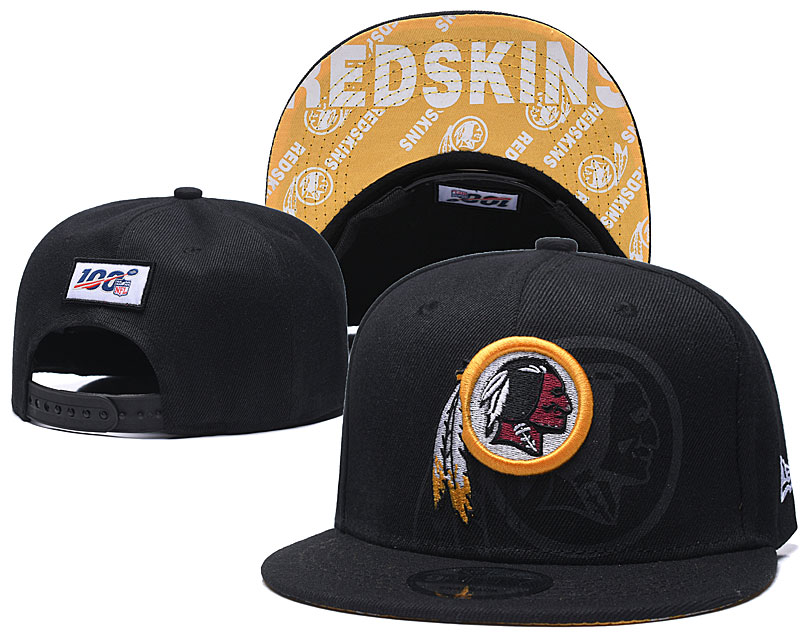 2020 NFL Washington RedSkins hat black->->Sports Caps